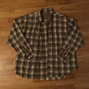 Arrow Khakis Flannel Button Down Shirt
